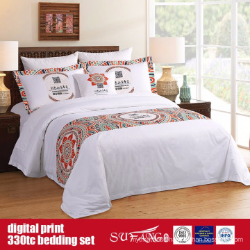 60S 330TC 173*156 Cotton Digital Print Bedding Set
